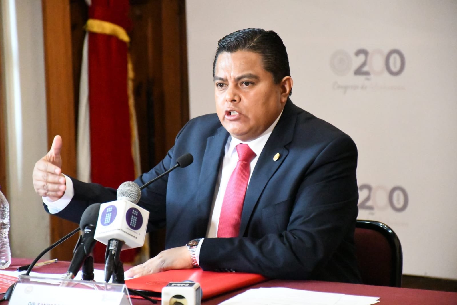 El diputado del PRI, Santiago Sánchez Bautista
