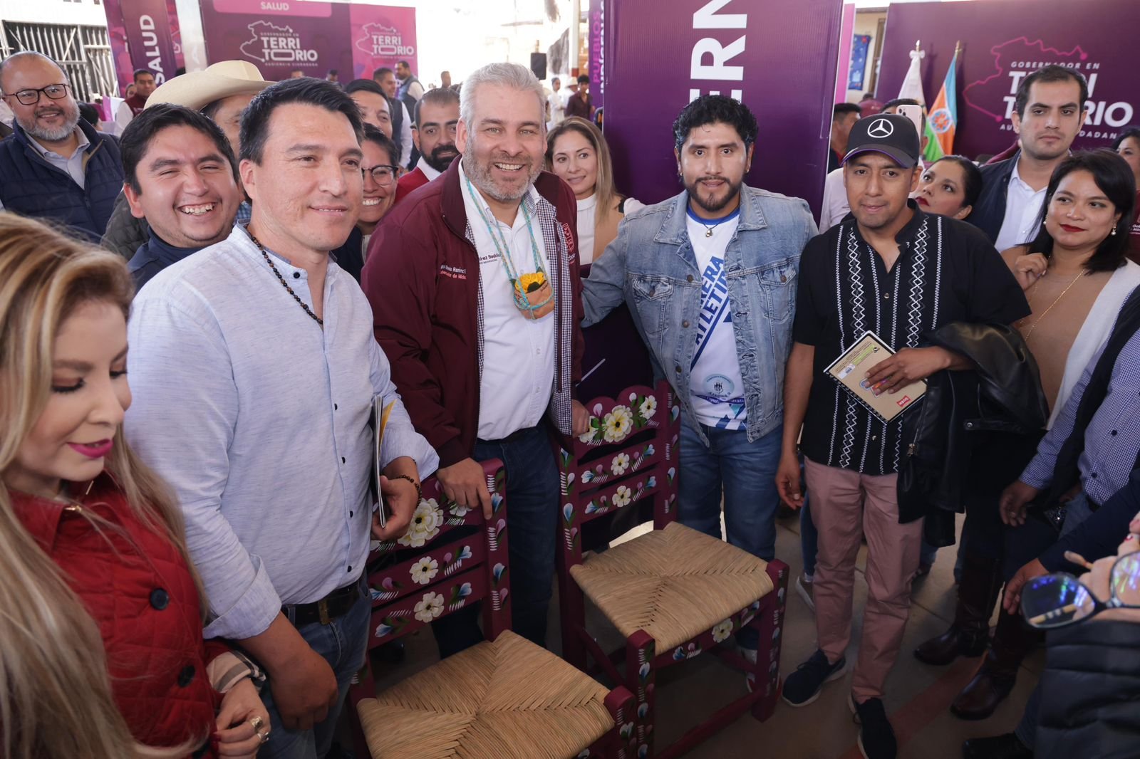 En San Matías, tercera audiencia pública en comunidad con autogobierno: Bedolla